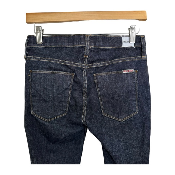 Hudson Charlotte Moto Super Skinny Jeans Dark Wash Style WM493DIF Size 26 - Picture 6 of 16